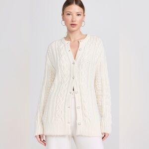 Guest in residence, Rossella Cable  cardigan size medium NEW WITH TAGS